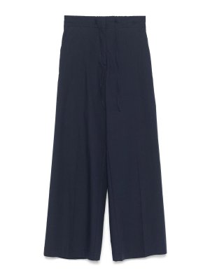 P.A.R.O.S.H.: casual trousers - Cotton Wide-Leg Trousers
