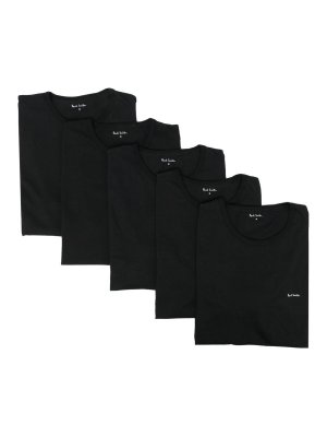 PAUL SMITH: t-shirts - Basic T-Shirt 5 Pack