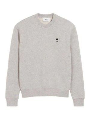 AMI PARIS: スウェット＆セーター - スウェットシャツ/セーター - ライトグレー