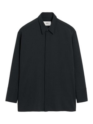 AMI PARIS: Camisas - Camisa - Gris
