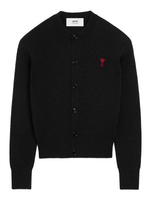AMI PARIS: カーディガン - カーディガン - 黒