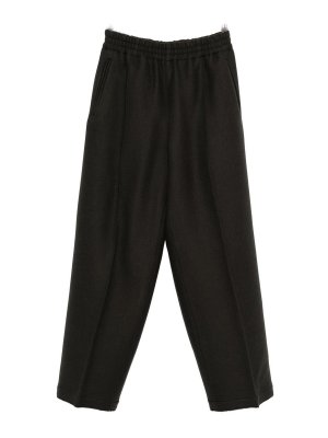 AMI PARIS: pantaloni casual - Pantaloni a gamba larga in lana
