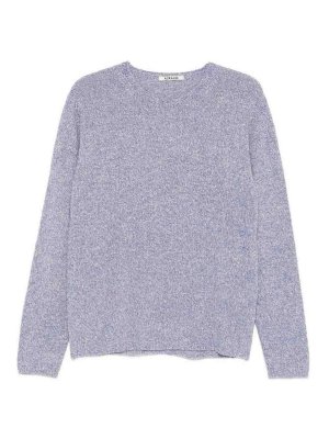 AURALEE: crew necks - Wool And Cotton Crewneck Jumper