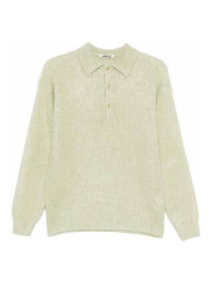 AURALEE: polo shirts - Wool Polo Shirt