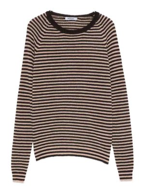 BASE: crew necks - Striped Wool Sweater