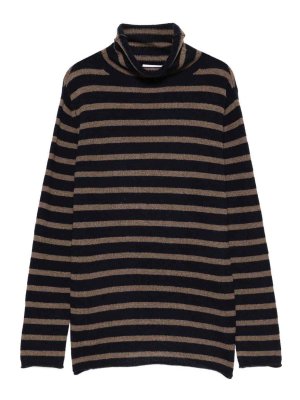 BE YOU: crew necks - Striped Cashmere Sweater