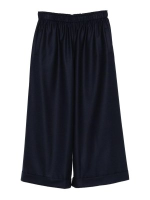 DANIELA GREGIS: casual trousers - Wool Pajama Trousers