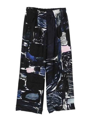 DANIELA GREGIS: casual trousers - Silk Pajama Trousers