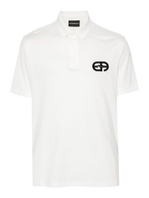 EMPORIO ARMANI: polo shirts - Cotton Blend Polo Shirt