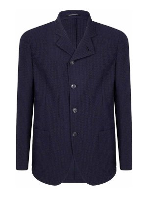 EMPORIO ARMANI: blazers - Wool Jacket