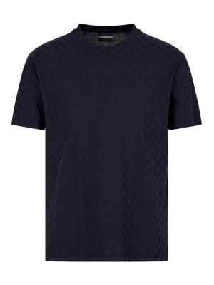 EMPORIO ARMANI: t-shirts - Cotton T-Shirt