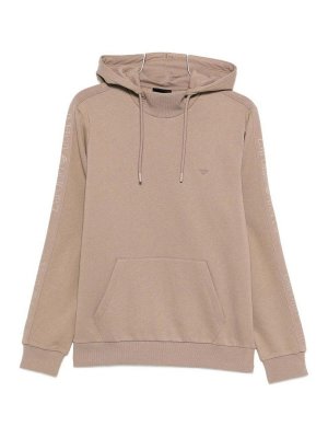 EMPORIO ARMANI: Sweatshirts & Sweaters - Cotton Blend Loungewear Hoodie
