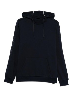 EMPORIO ARMANI: Sweatshirts & Sweaters - Cotton Blend Loungewear Hoodie
