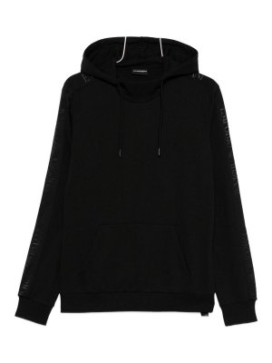 EMPORIO ARMANI: Sweatshirts & Sweaters - Cotton Blend Loungewear Hoodie