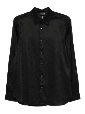 EMPORIO ARMANI: Camisas - Camisa - Negro