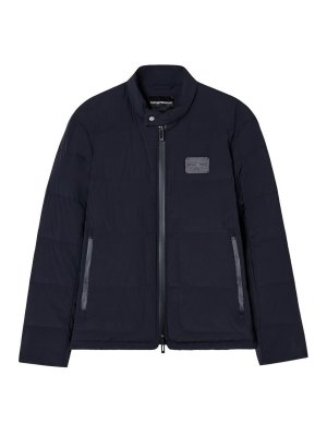 EMPORIO ARMANI: Chaquetas y Chaquetones acolchados - Chaqueta Alcochada - Azul