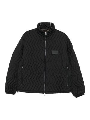 EMPORIO ARMANI: Chaquetas y Chaquetones acolchados - Chaqueta Alcochada - Negro