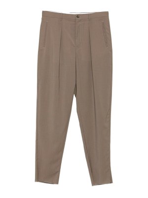 EMPORIO ARMANI: Tailored & Formal trousers - Silk pants