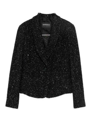 EMPORIO ARMANI: Vestes de costume - Blazer - Noir