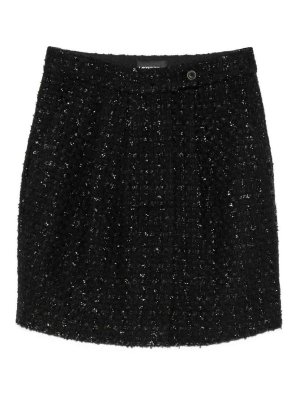 EMPORIO ARMANI: Mini jupes - Mini Jupe - Noir