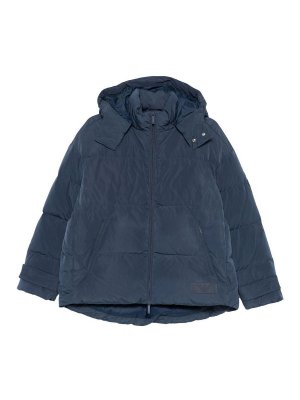 EMPORIO ARMANI: Kurze Daunenjacken - Daunenjacke - Blau