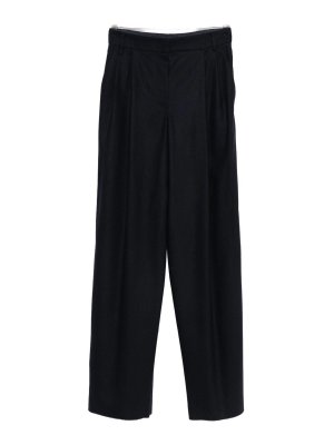 EMPORIO ARMANI: casual trousers - Wool Checked Trousers