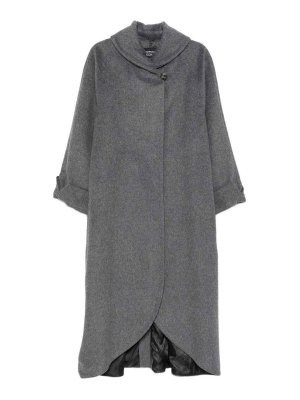 EMPORIO ARMANI: maglia a collo alto e polo - Cappotto lungo in lana