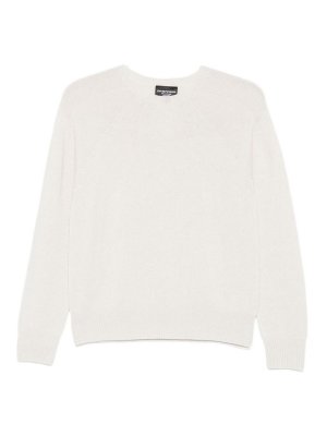 EMPORIO ARMANI: Pull col rond - Pull Col Rond - Blanc