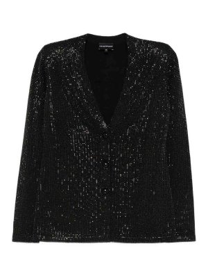 EMPORIO ARMANI: Vestes de costume - Blazer - Noir