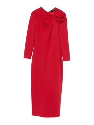 EMPORIO ARMANI: knee length dresses - Midi Dress