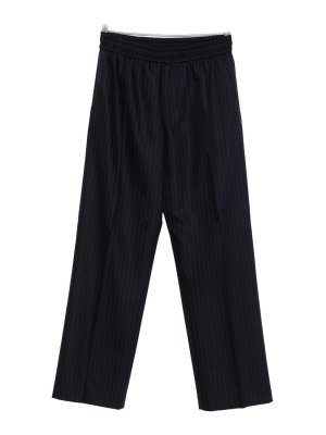 GOLDEN GOOSE: casual trousers - Wool Wide-Leg Trousers