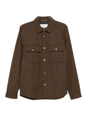 JACOB COHEN: shirts - Wool Shirt Jacket