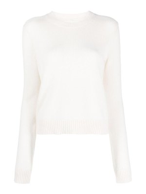 LISA YANG: Suéteres con cuello pico - Suéter Cuello Redondo - Beis