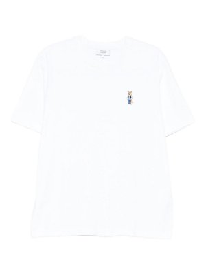 MAISON KITSUNÉ: t-shirts - Dressed Fox Cotton T-Shirt