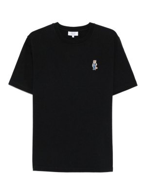 MAISON KITSUNÉ: Tシャツ - Tシャツ - 黒