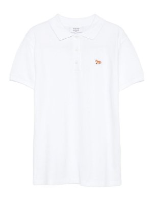 MAISON KITSUNÉ: polo shirts - Baby Fox Cotton Polo Shirt