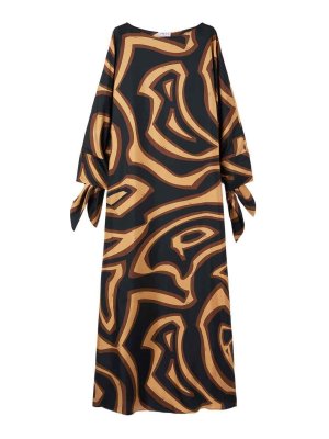 EMILIO PUCCI: copricostume - Caftano in seta stampata