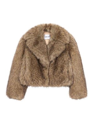 STAND STUDIO: Abrigos de borreguito y piel  - Abrigo De Piel - Marrón Claro