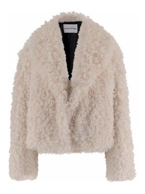 STAND STUDIO: Pelz und Shearling - Pelz - Weiß