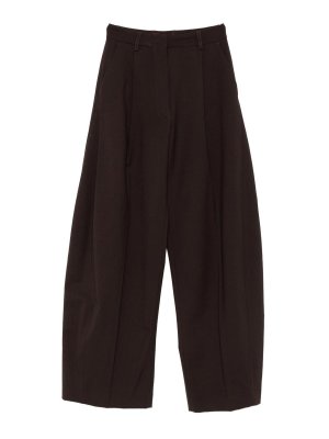 THELATEST: pantaloni casual - Pantaloni Billie a gamba larga in misto lana