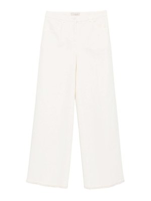 VIA MASINI 80: Pantalones casual - Pantalón Casual - Crema