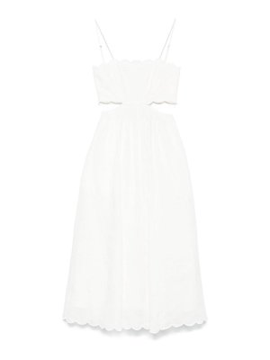 ZIMMERMANN: abiti al ginocchio - Vestito  midi in lino Rhiannon