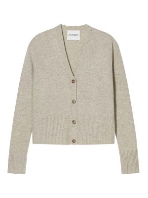CLOSED: cardigan - Cardigan in lana con scollo a V