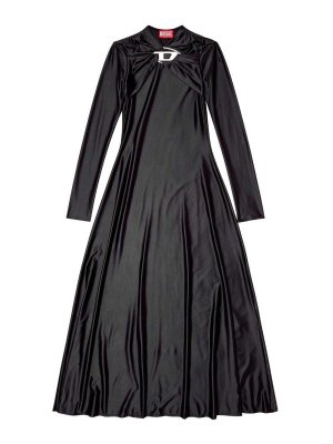 DIESEL: Vestidos largos - Vestido Largo - Negro