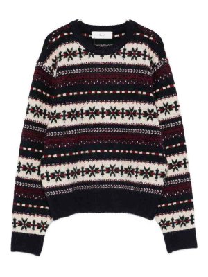 DUNST: crew necks - Wool Blend Crewneck Jumper