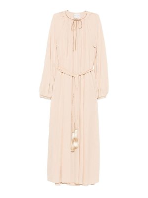 FORTE FORTE: Vestidos largos - Vestido Largo - Beis