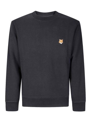 MAISON KITSUNÉ: Sweatshirts & Sweaters - Fox Head Cotton Sweatshirt
