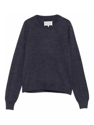 Maison Margiela: crew necks - Wool Crewneck Sweater