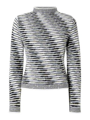 MISSONI: Top e canotte - Top a righe in misto cotone