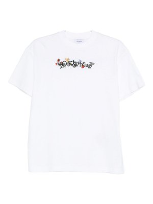 OFF-WHITE: Tシャツ - Tシャツ - 白
